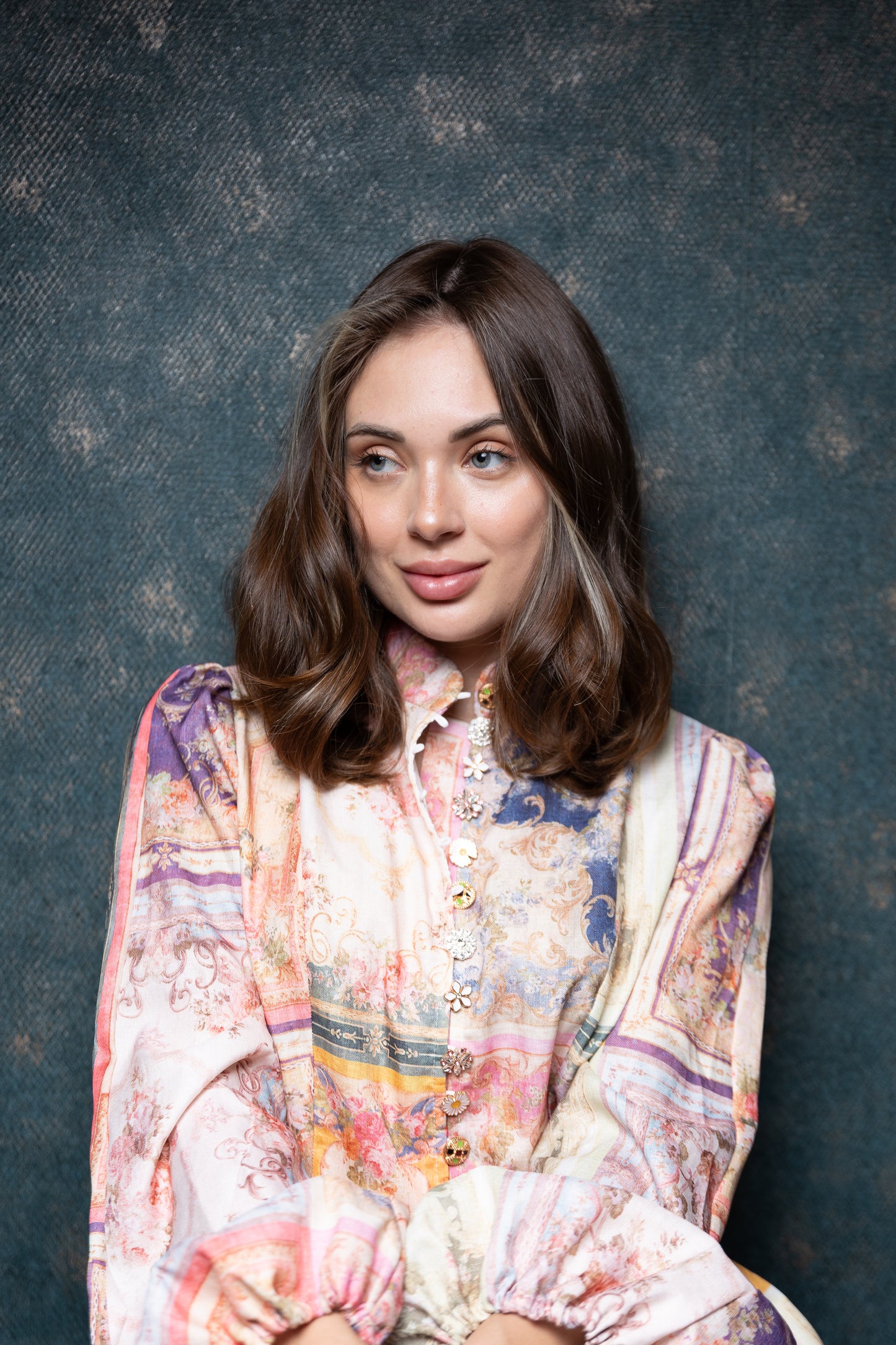 Diti Medical | Short Brown Human Hair Wig | Chic & Modern