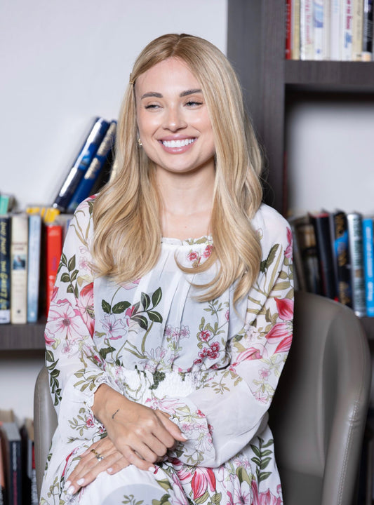 Julia | Long Wavy Human Hair Wig | Glamorous Style