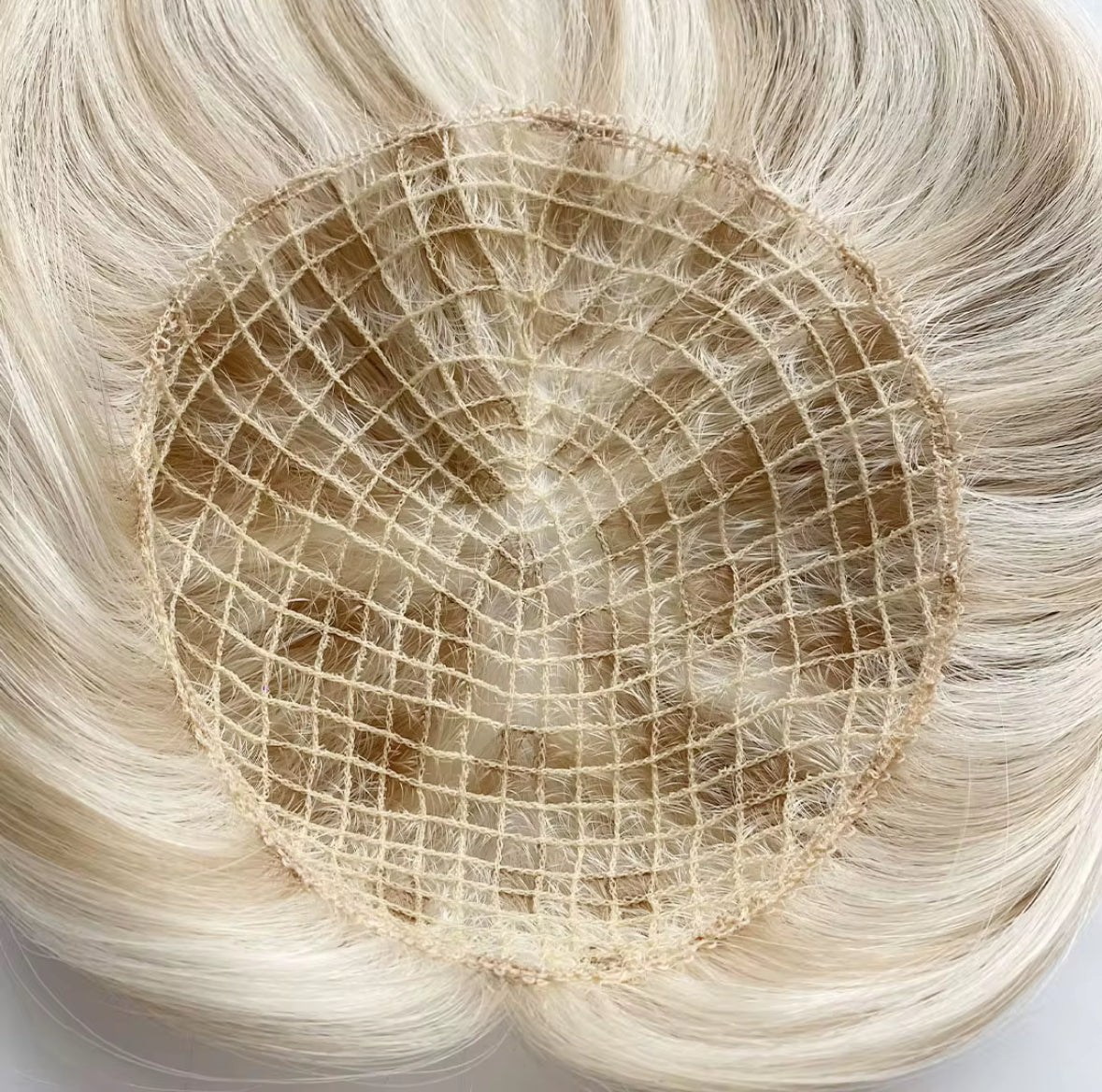 Fishnet Hair Topper | White Collection | Natural Volume