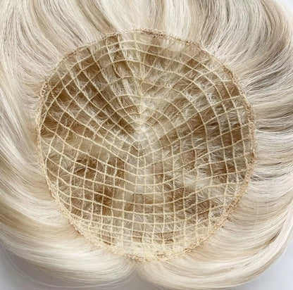 Fishnet Hair Topper | White Collection | Natural Volume
