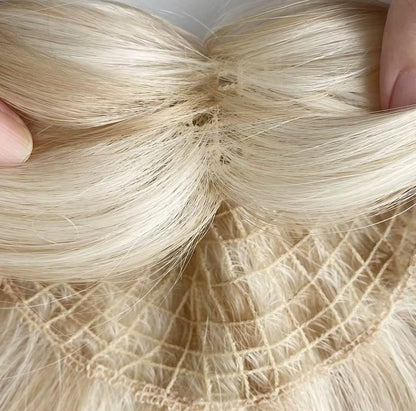 Fishnet Hair Topper | White Collection | Natural Volume