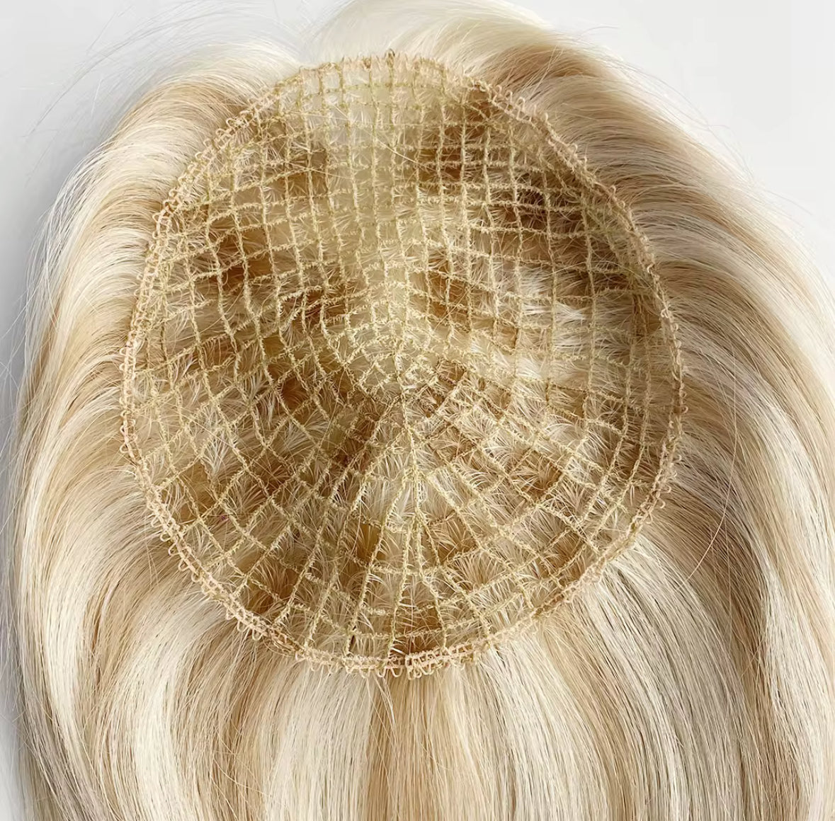 Fishnet Hair Topper | White Collection | Natural Volume