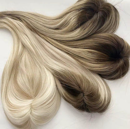 Fishnet Hair Topper | White Collection | Natural Volume