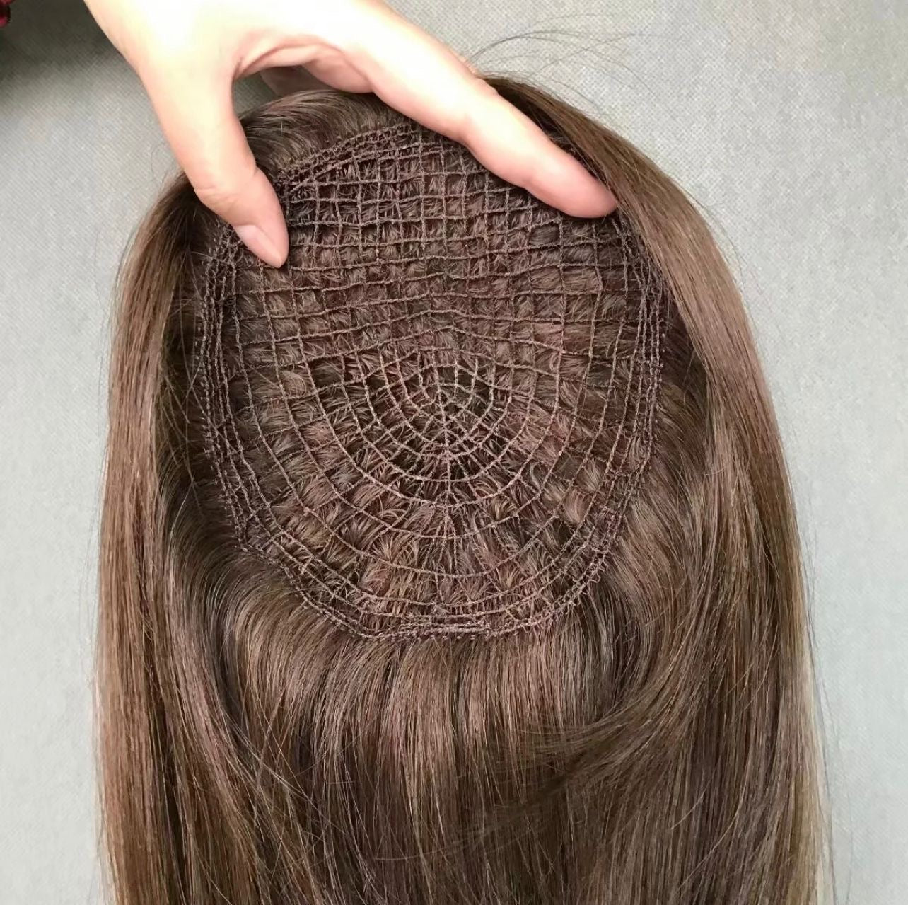 Fishnet Hair Topper | White Collection | Natural Volume