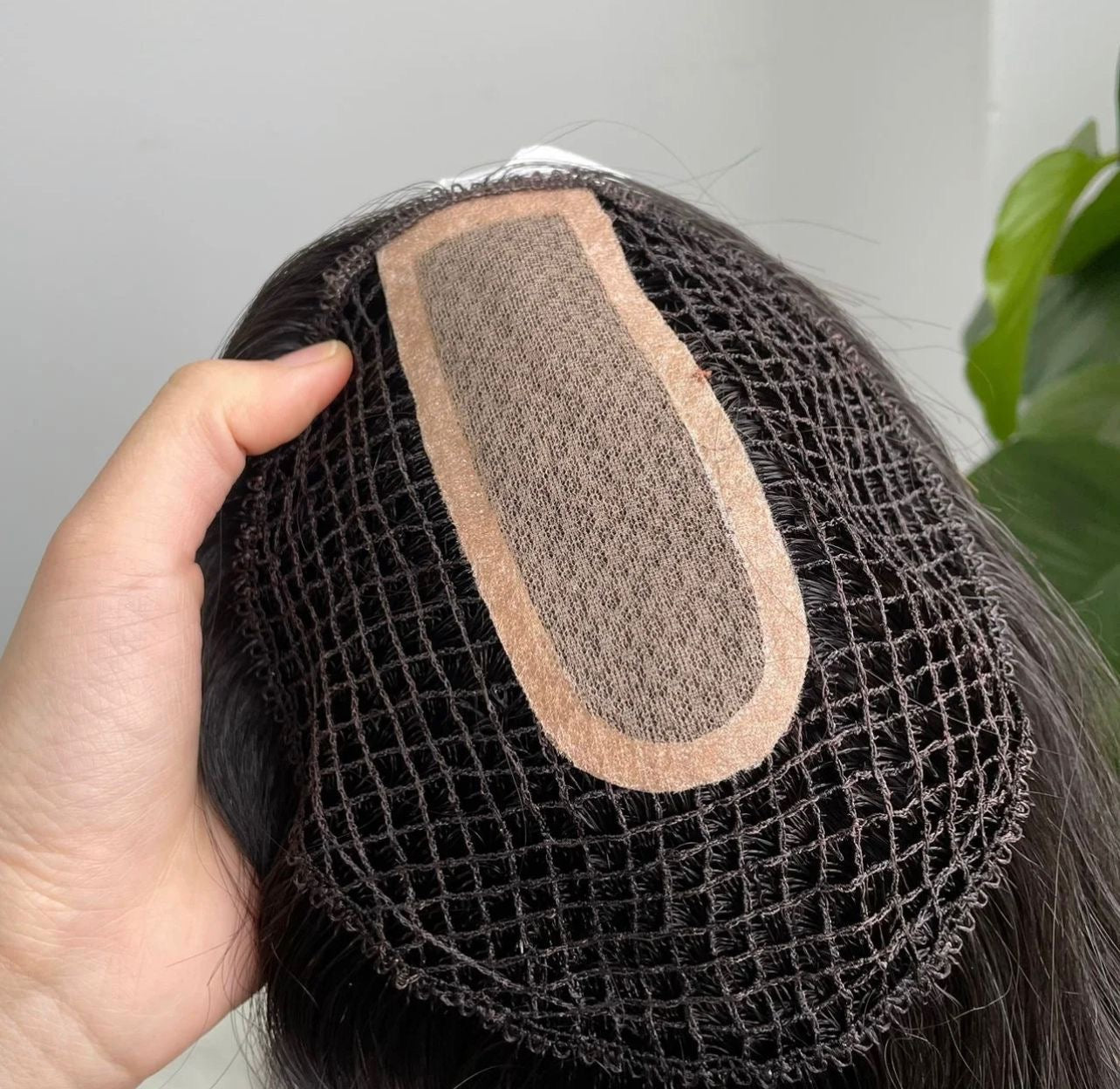 Fishnet Hair Topper | White Collection | Natural Volume