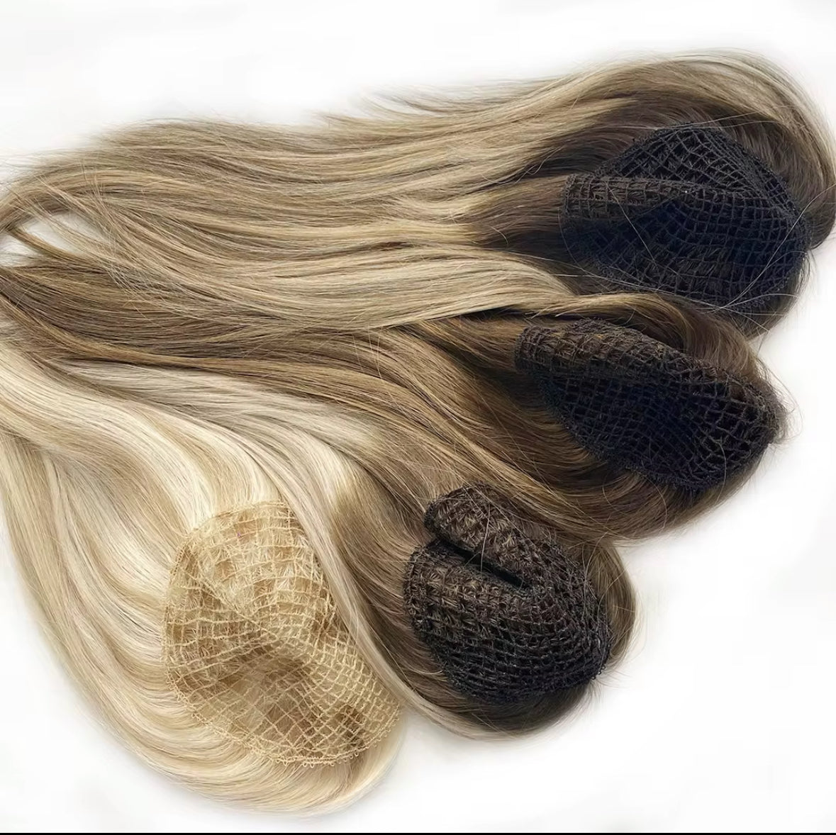 Fishnet Hair Topper | White Collection | Natural Volume