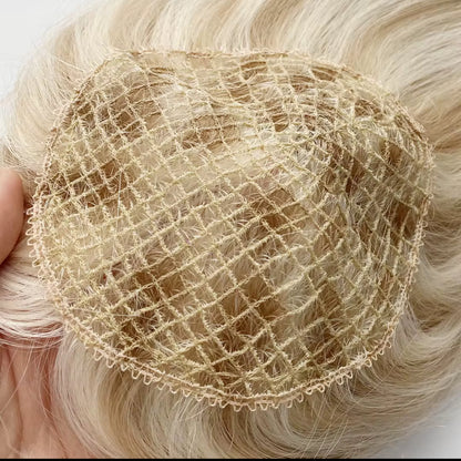 Fishnet Hair Topper | White Collection | Natural Volume